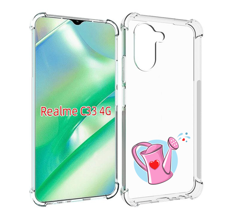 

Чехол MyPads Лейка любви 14 февраля для Realme C33 4G, Прозрачный, Tocco