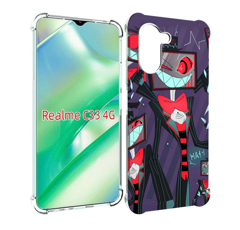 

Чехол MyPads hazbin hotel для Realme C33 4G, Прозрачный, Tocco
