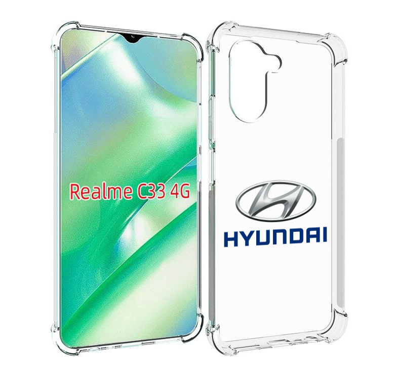 

Чехол MyPads hyundai-4 мужской для Realme C33 4G, Прозрачный, Tocco