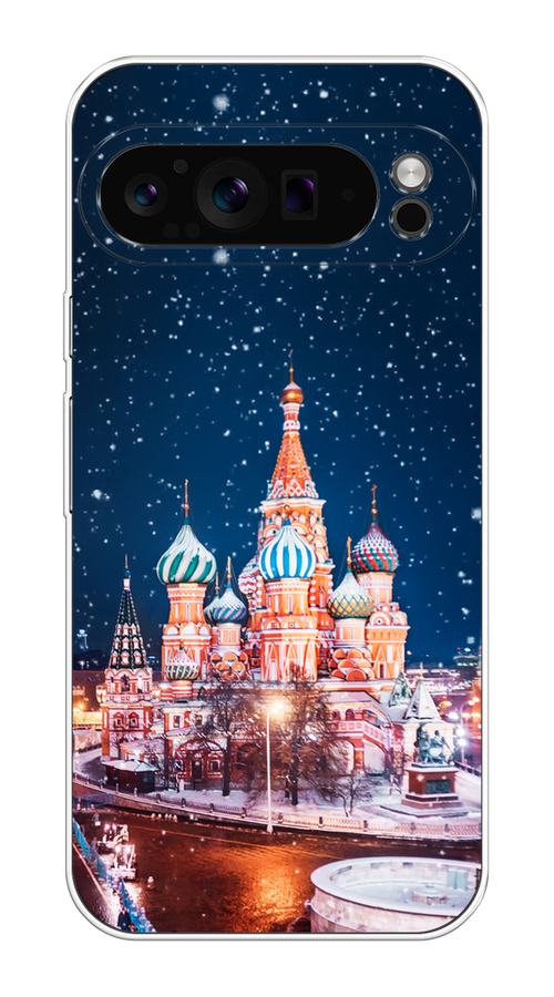 

Чехол на Google Pixel 9 Pro "Москва 1", Коричневый;синий;белый, 272050-1