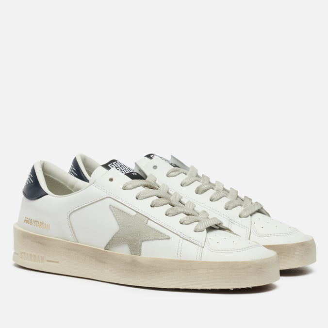 

Кеды женские Golden Goose Stardan Leather/Suede Star белые 36 EU, Stardan Leather/Suede Star