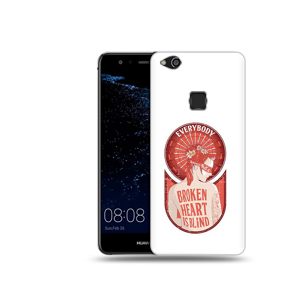 Чехол MyPads Tocco для Huawei P10 Lite девушка разбитое сердце (PT62135.59.310)