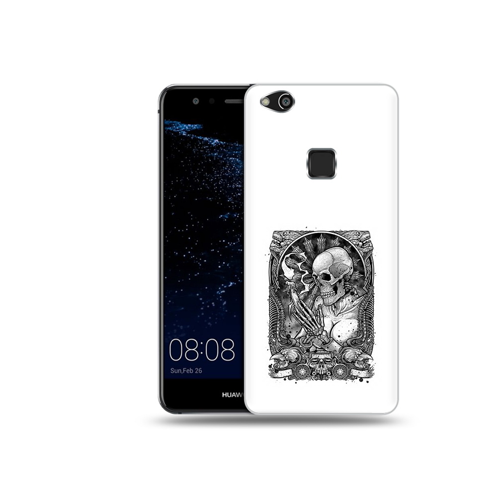 

Чехол MyPads Tocco для Huawei P10 Lite девушка скелет (PT62135.59.316), Прозрачный, Tocco
