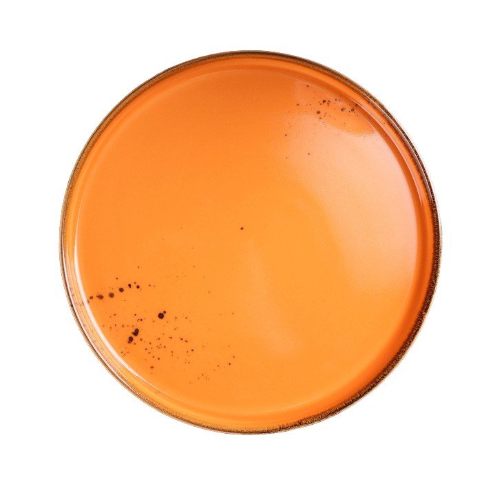 Тарелка с бортиком Magistro «Церера», d=20 см, цвет оранжевый