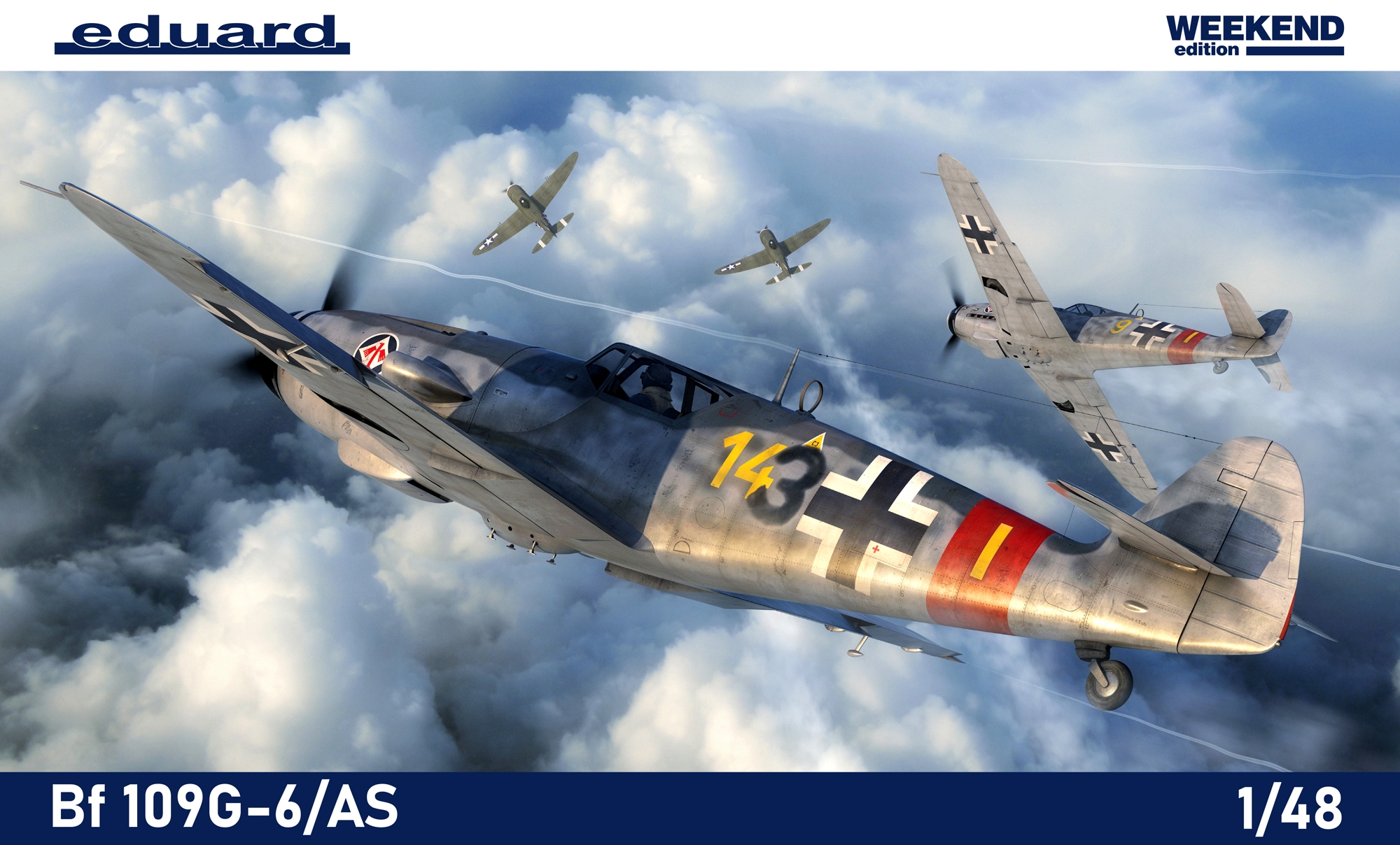 

Сборная модель Eduard 1/48 Самолет Bf 109G-6/ AS 84169