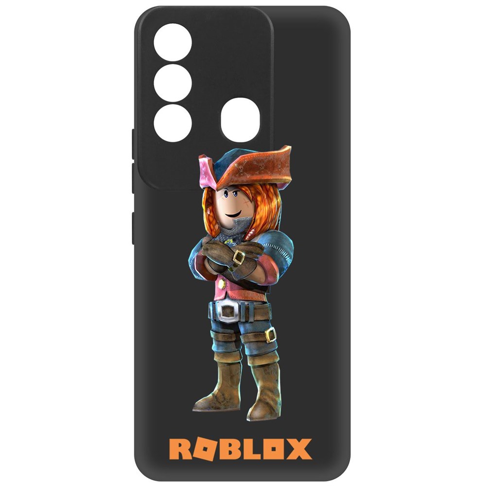 

Чехол-накладка Софт Roblox-Эзебель для ITEL Vision 3 Plus, Черный