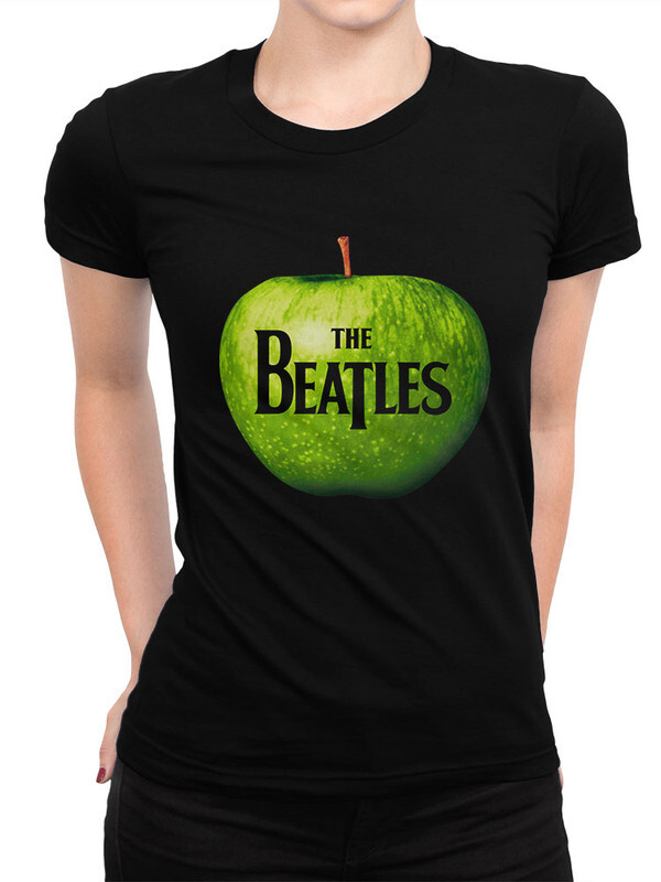 

Футболка женская Design Heroes The Beatles черная 3XL, Черный, The Beatles