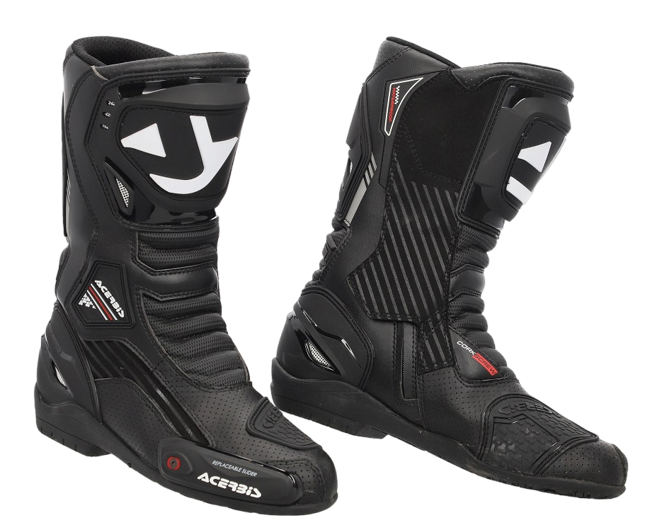 

Мотоботы кроссовые Acerbis CORKSCREW Black (р.42), Черный, Corkscrew