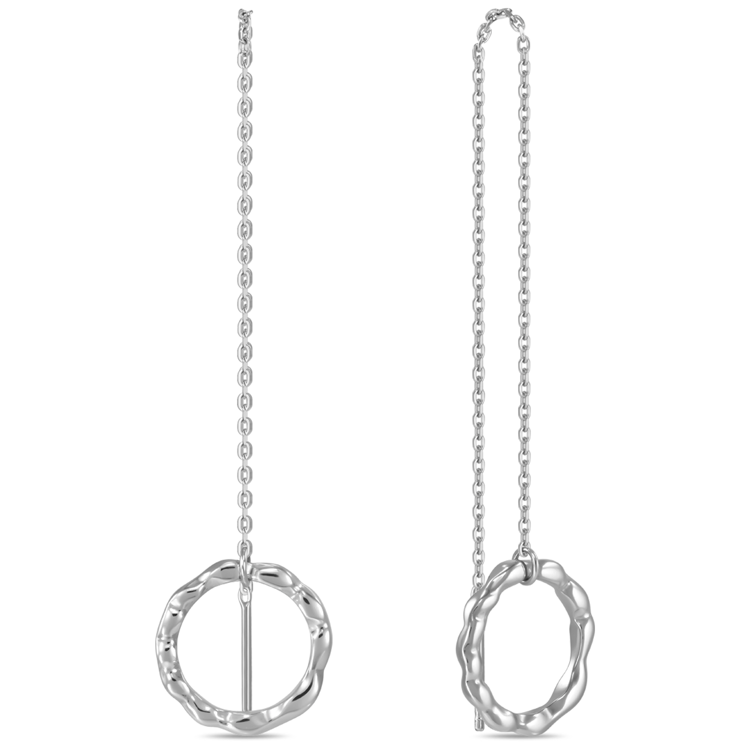 

Серьги продевки из серебра MIUZ Diamonds (Московский ювелирный завод) E2050-0221744-00245, E2050-0221744-00245