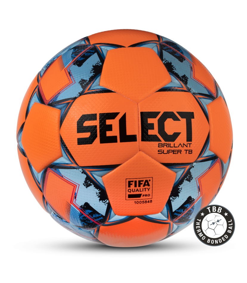 фото Футбольный мяч select brillant super tb fifa №5 orange/green/black