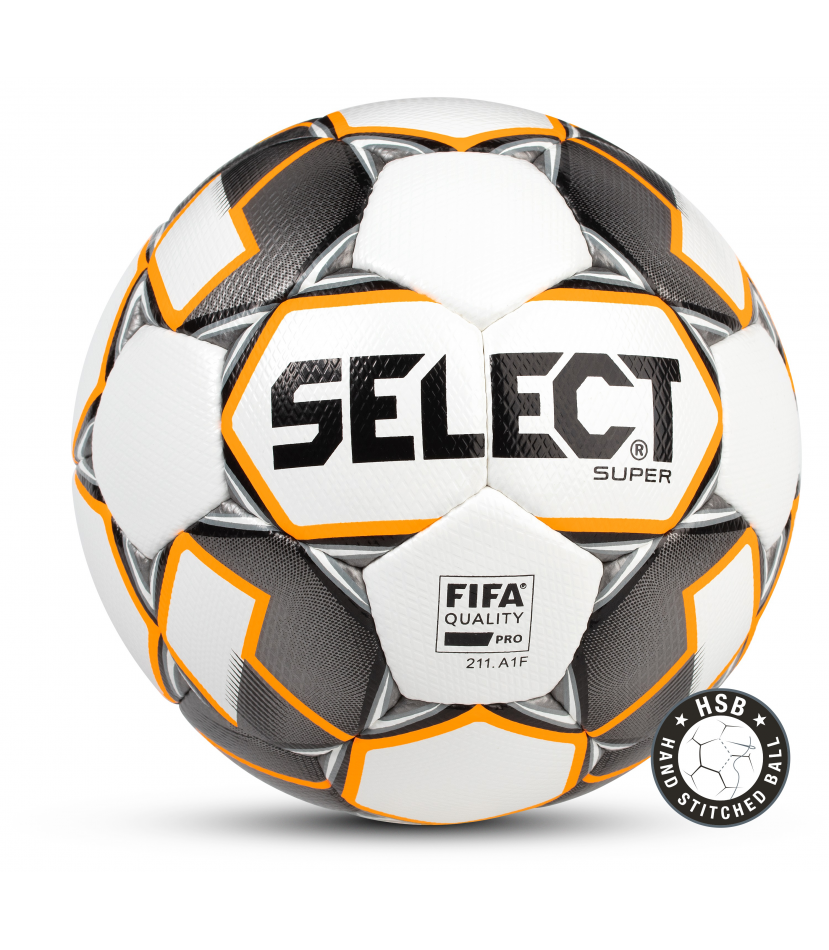 Футбольный мяч Select Super Fifa №5 white/grey/orange