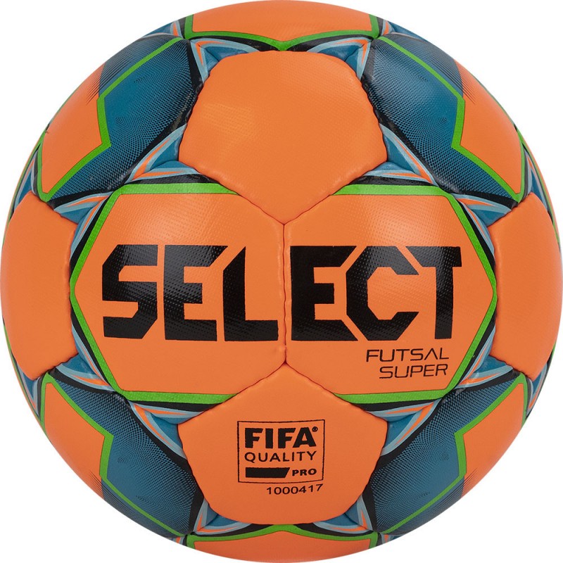 Футбольный мяч Select Futsal Super FIFA №4 orange/blue/green