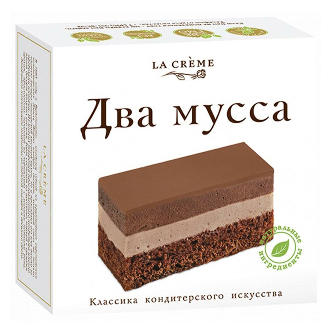 Торт La Creme Два мусса кофе и шоколад 350 г