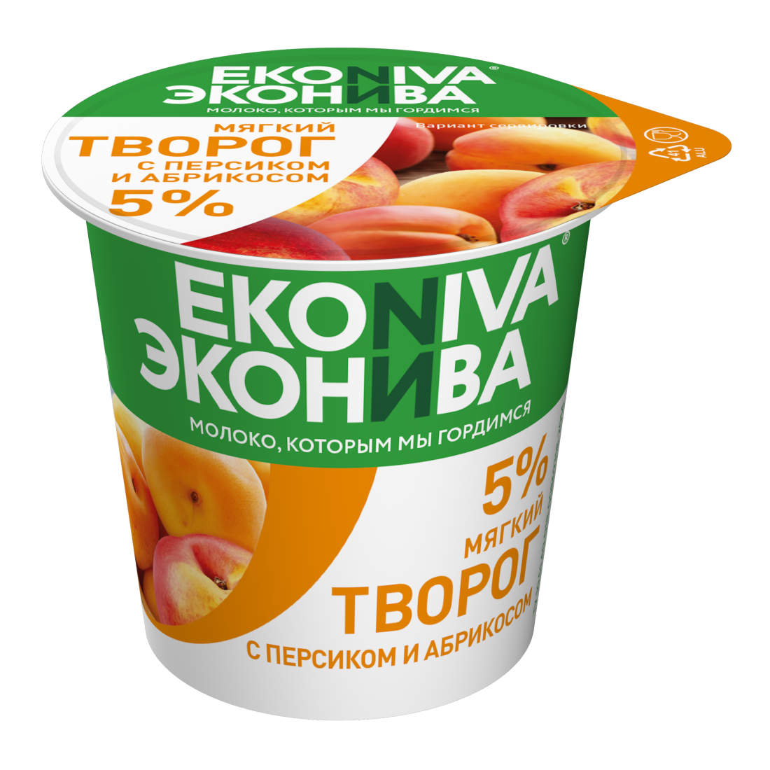 

Творог ЭкоНика мягкий персик-абрикос 5% 125 г