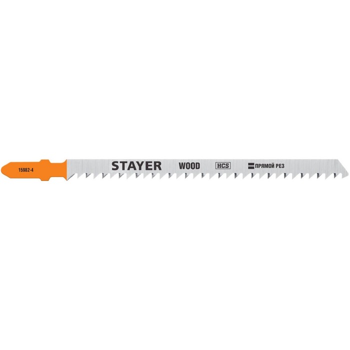 Полотна STAYER 15982-4_z02, для лобзика, 2 шт., T301CD, по дереву, шаг 3 мм, 90 мм (3 шт)