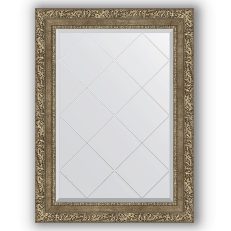 фото Зеркало evoform exclusive-g 87х65 виньетка античная латунь