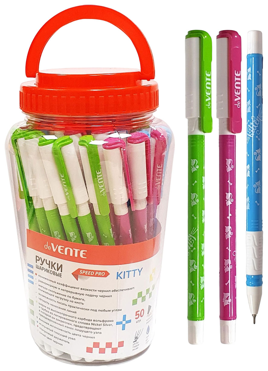 

Ручка шариковая "deVENTE. Kitti" серия Speed Pro, d=0,7 мм, ультра гладкое письмо, 5073927