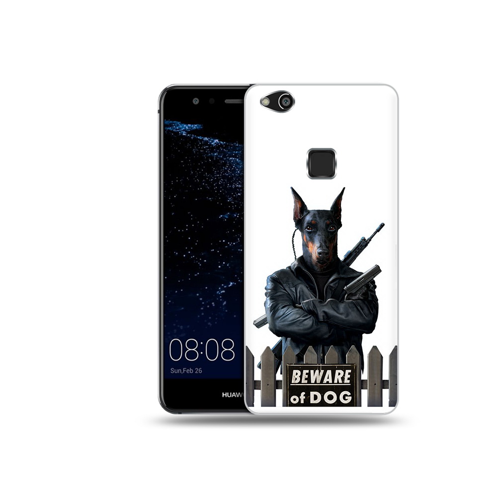 

Чехол MyPads Tocco для Huawei P10 Lite доберман (PT62135.59.332), Прозрачный, Tocco