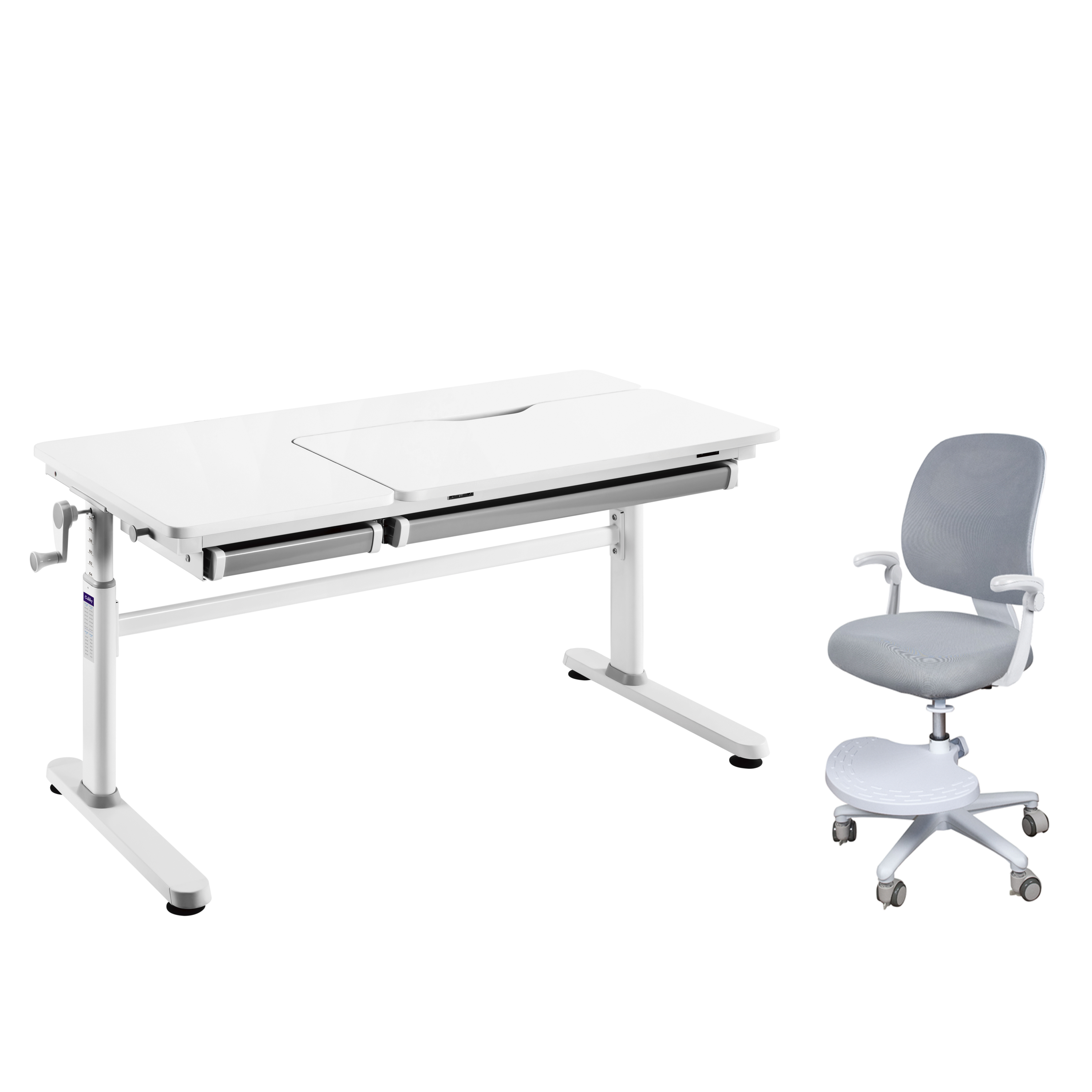

Растущая парта кресло c подлокотниками Cubby Iris Marte grey, Iris+Marte