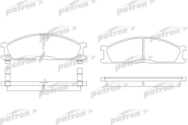 

Тормозные колодки PATRON дисковые PBP641