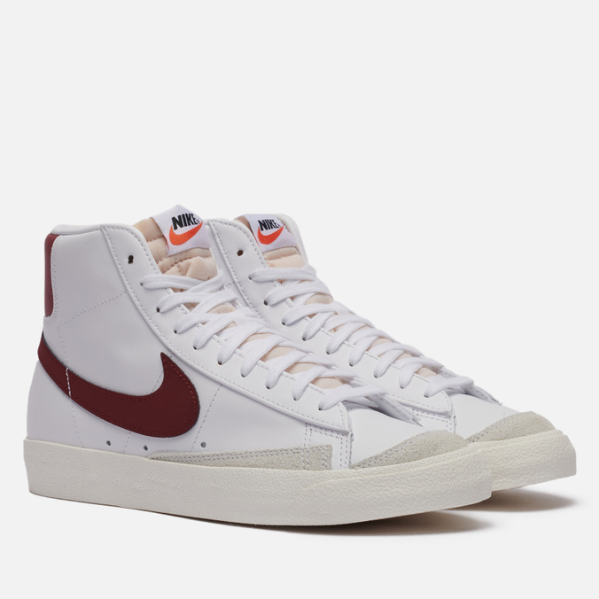 фото Кроссовки мужские nike blazer mid 77 vintage белые 42.5 eu