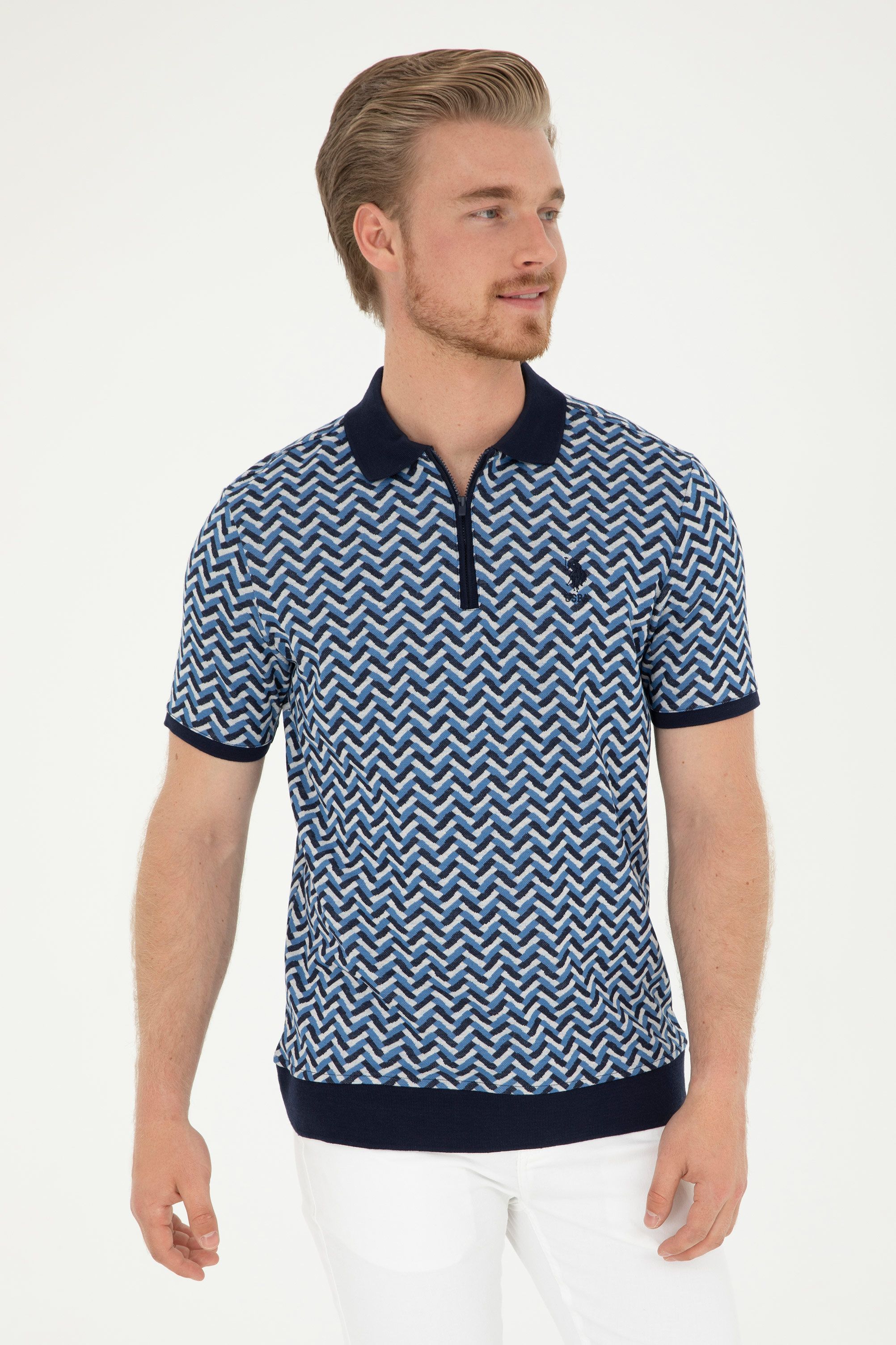 

Футболка мужская US Polo Assn G081SZ0110ARBU синяя XL, Синий, G081SZ0110ARBU