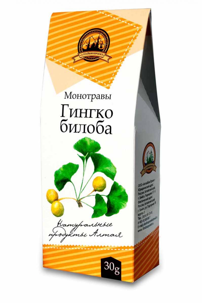 

Гинкго билоба Алтайбиопроект экстракт 30 г