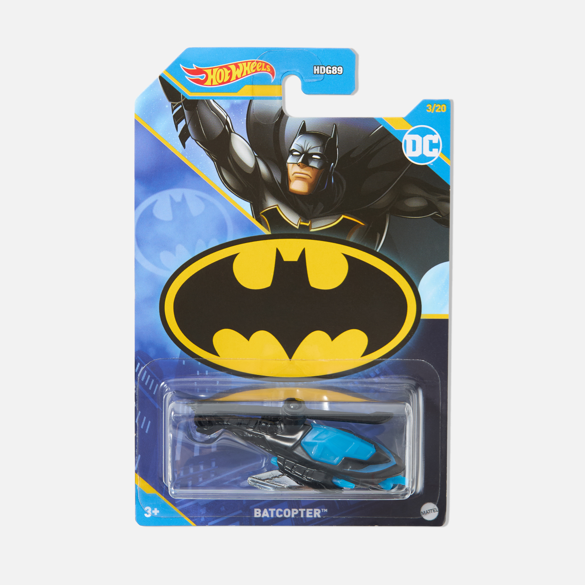 

Машина Hot Wheels Batman Batplane HLK57-D710, Черный;синий