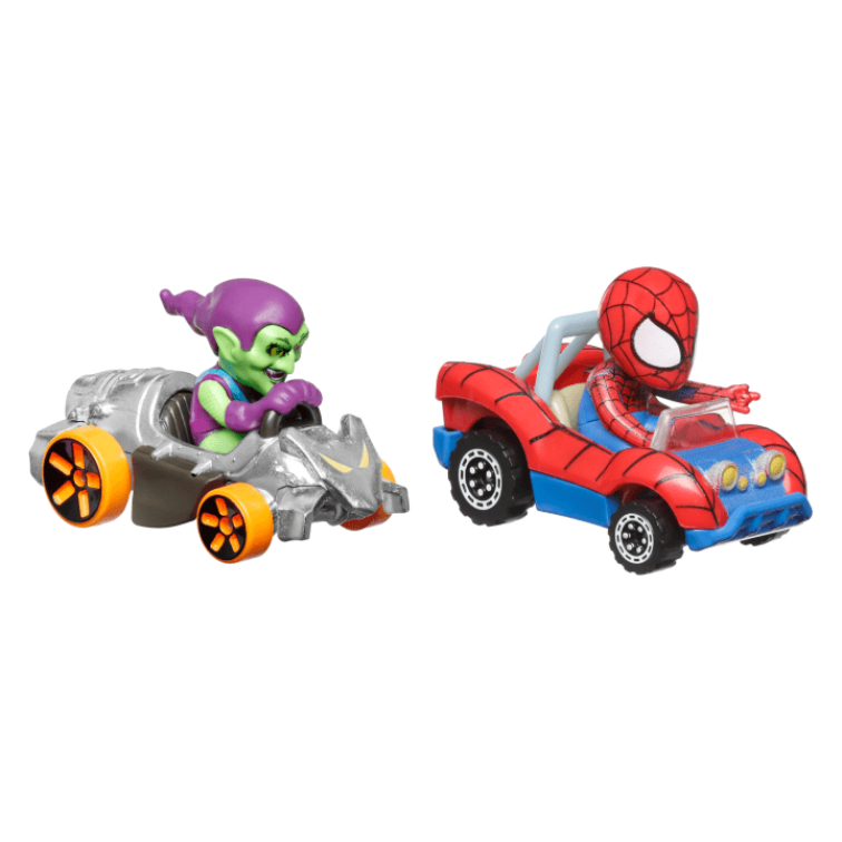 

Машина Hot Wheels Racerverse Pack 2 with characters HRT90, Серый;красный