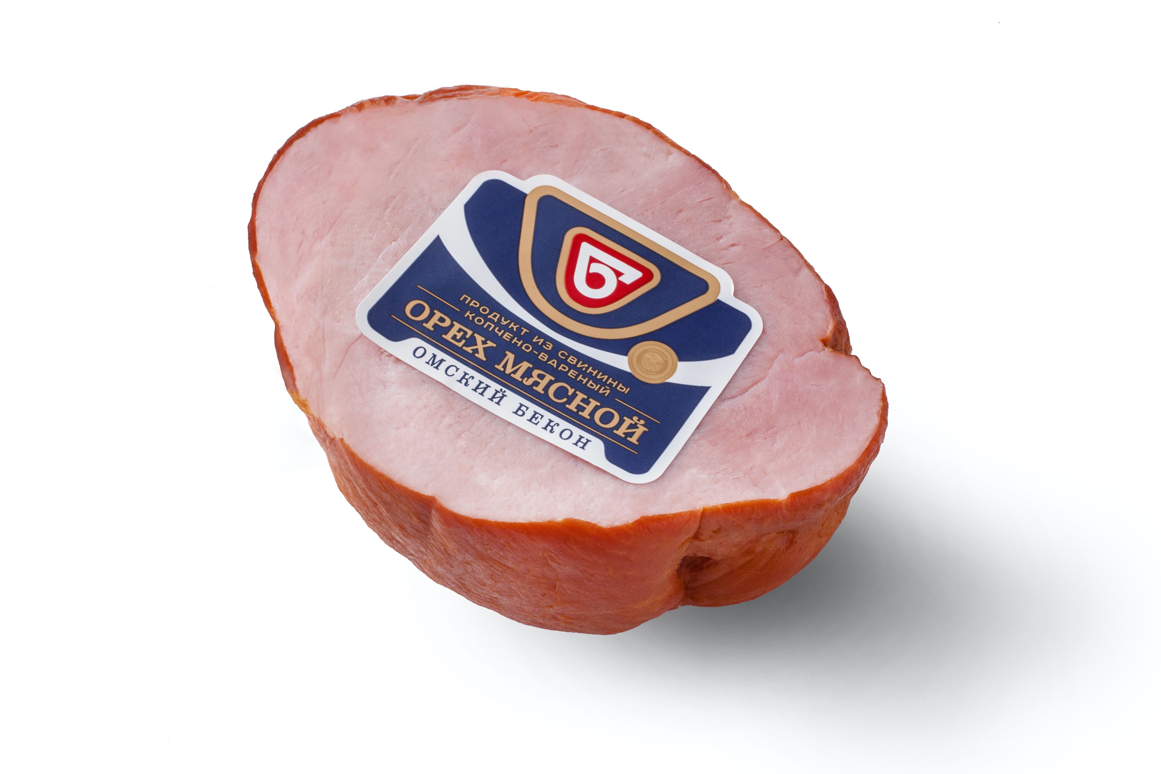 

Орех мясной Омский бекон варено-копченый 600 г