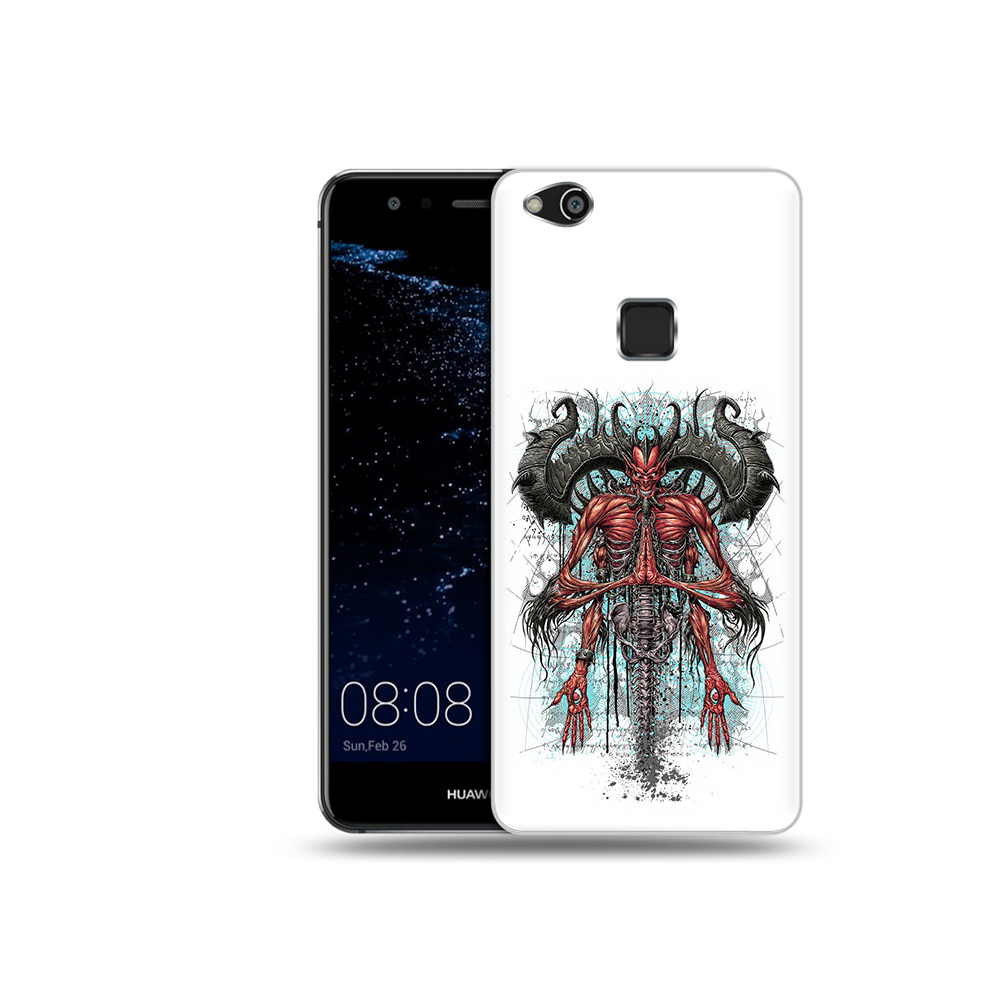 

Чехол MyPads Tocco для Huawei P10 Lite дьявол (PT62135.59.340), Прозрачный, Tocco