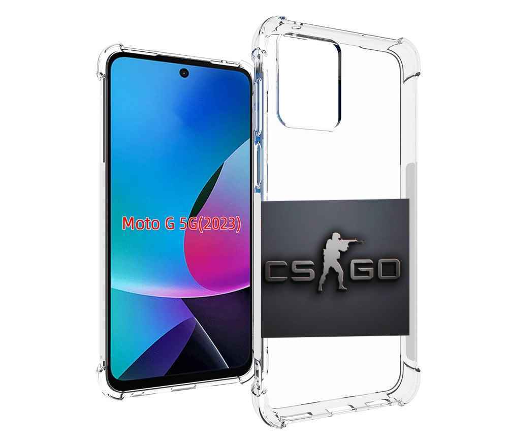 

Чехол MyPads CS go логотип мужской для MOTO G 5G 2023, Tocco