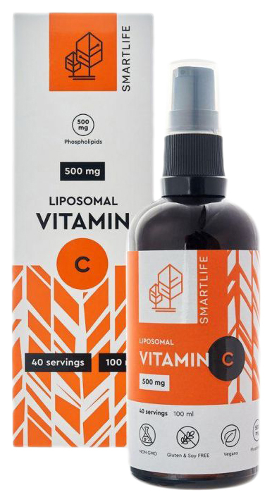 Купить Липосомальный витамин C Smartlife жидкость 500 мг 100 мл