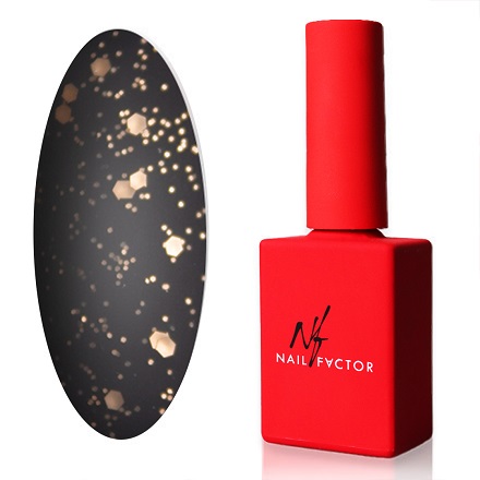 

Топ Nail Factor Party Gold матовый 11 мл