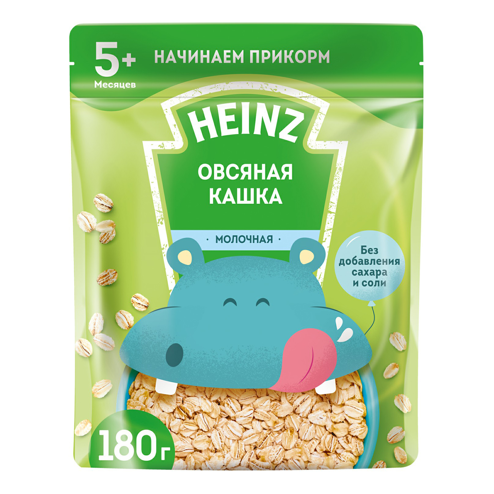 Каша Heinz Я пробую овсяная молочная с 5 месяцев 180 г