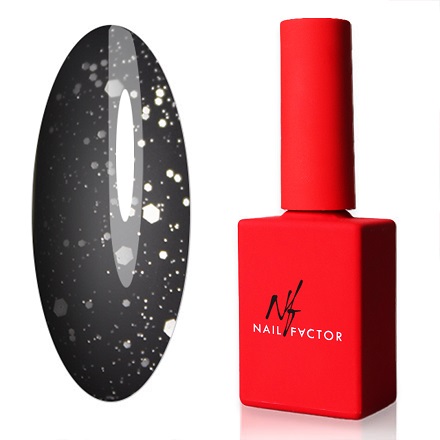 

Топ Nail Factor Party Silver глянцевый 11 мл