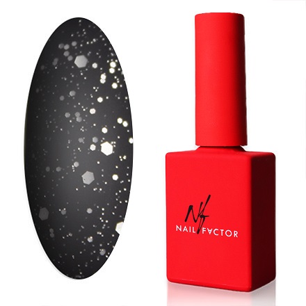 

Топ Nail Factor Party Silver матовый 11 мл