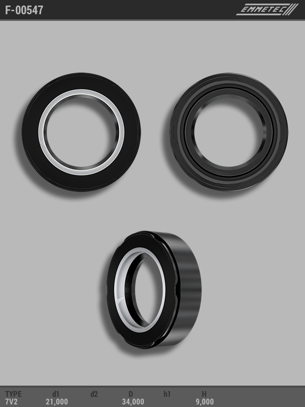 

Сальник рулевой рейки EMMETEC 21x34x9 (7V2) F-00547, F-00547, F00547