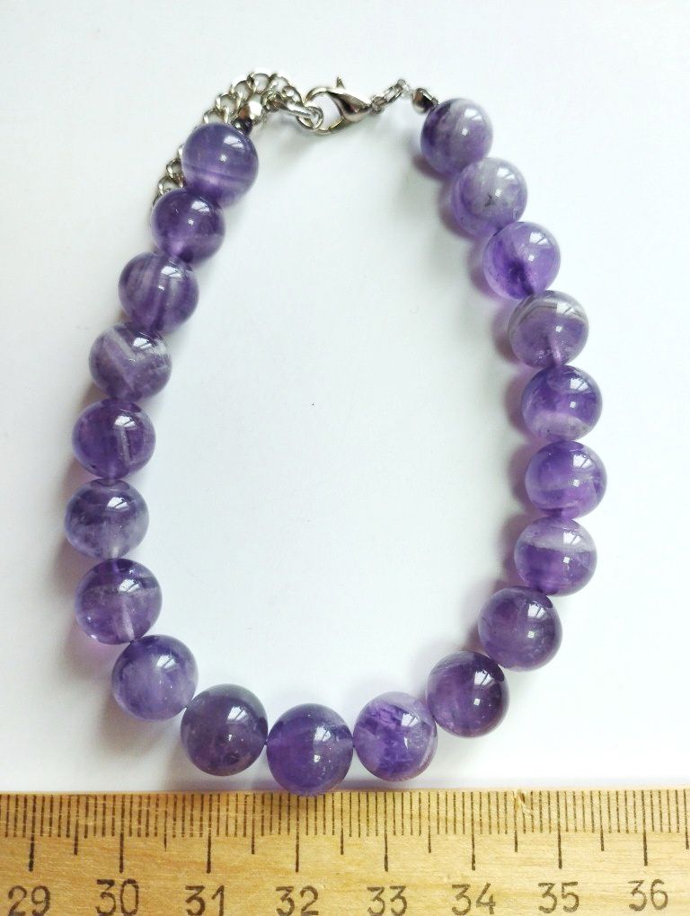 

Браслет из стали р. 20 Красота камня Аметист, аметист, Аметист