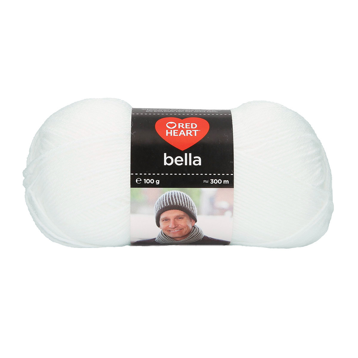 

Пряжа Red Heart Bella , 100г, 300м (100% акрил) (00150 белый), 10 мотков, Bella