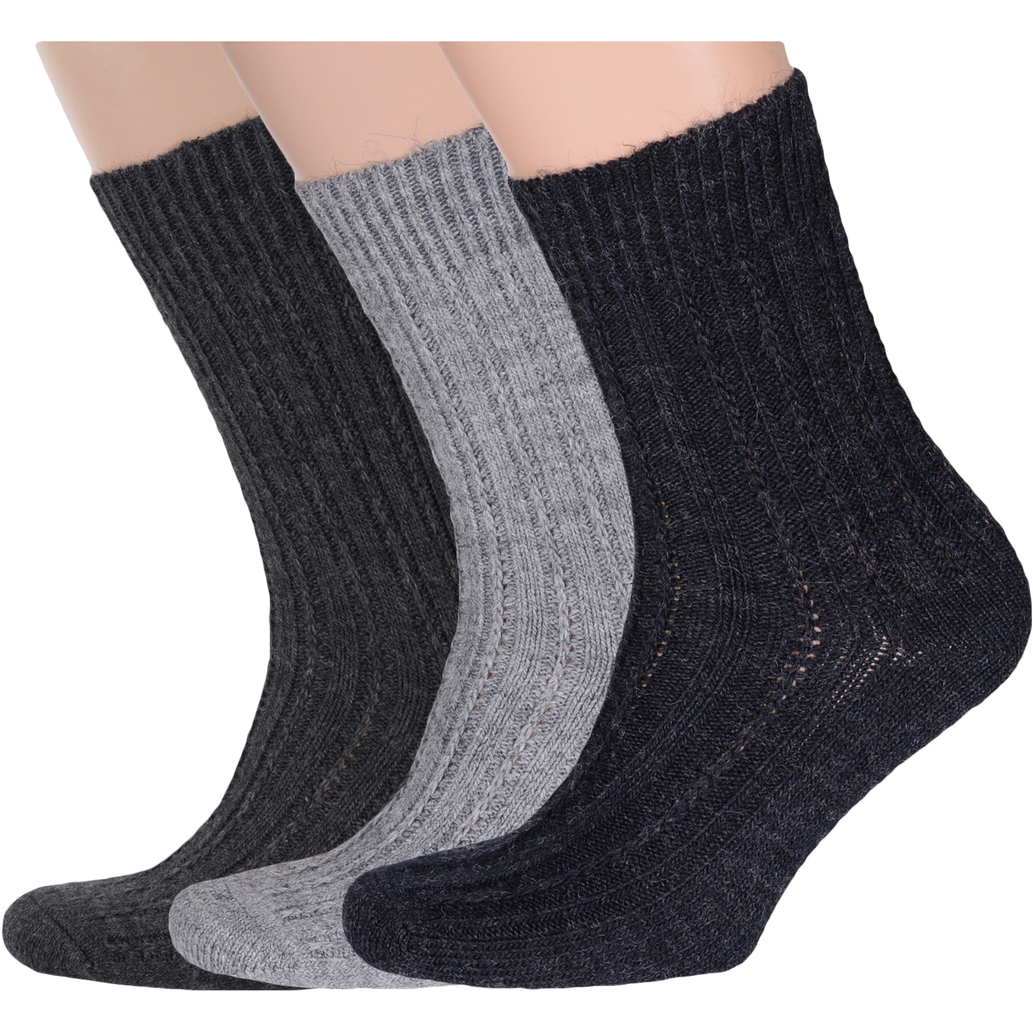 

Носки мужские RuSocks 3-М-590 серые 25 (40-41), 3-М-590