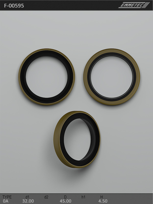 

Сальник рулевой рейки EMMETEC 32x45x4.5 (0A) F-00595, F-00595, F00595