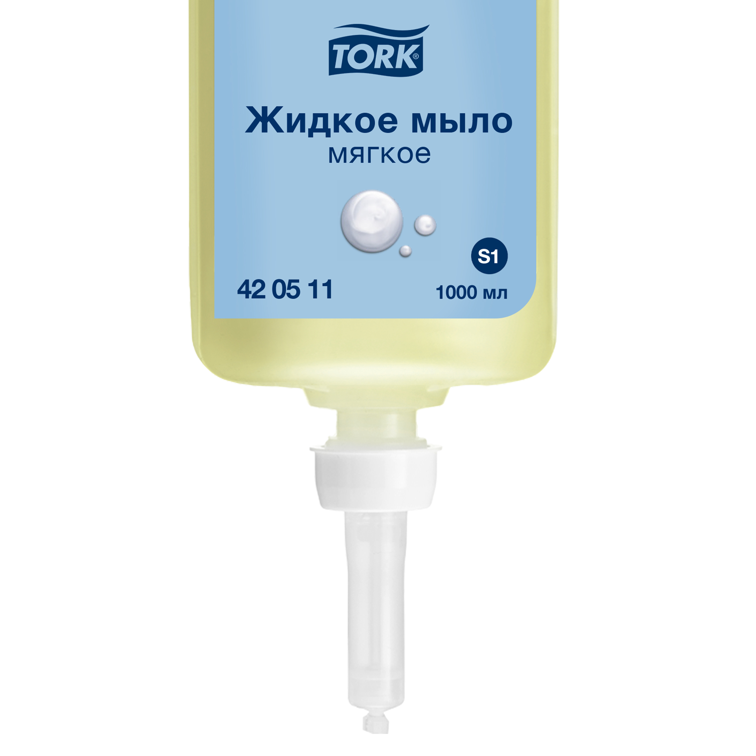 Мыло жидкое Tork мягкое 420511 S1 цветочный аромат 1000мл мыло жидкое tork s1 гигиеническое без аромата 1л