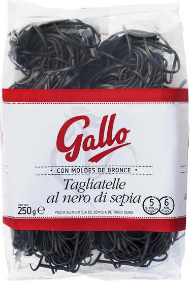 

Макаронные изделия Gallo Tagliatelle гнезда с чернилами каракатицы 250 г
