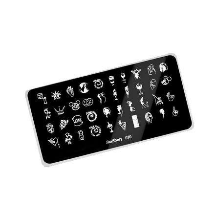 

Пластина для стемпинга ЛакSHERY №070