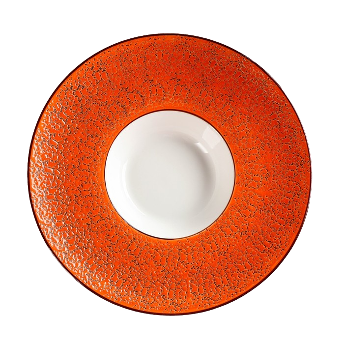 Тарелка для пасты Splash, d=27 см, 250 мл, цвет оранжевый