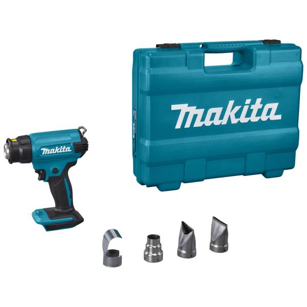 Аккумуляторный тепловой пистолет Makita LXT 18В, без АКБ и З/У, DHG180ZK аккумуляторный клеевой пистолет hoto