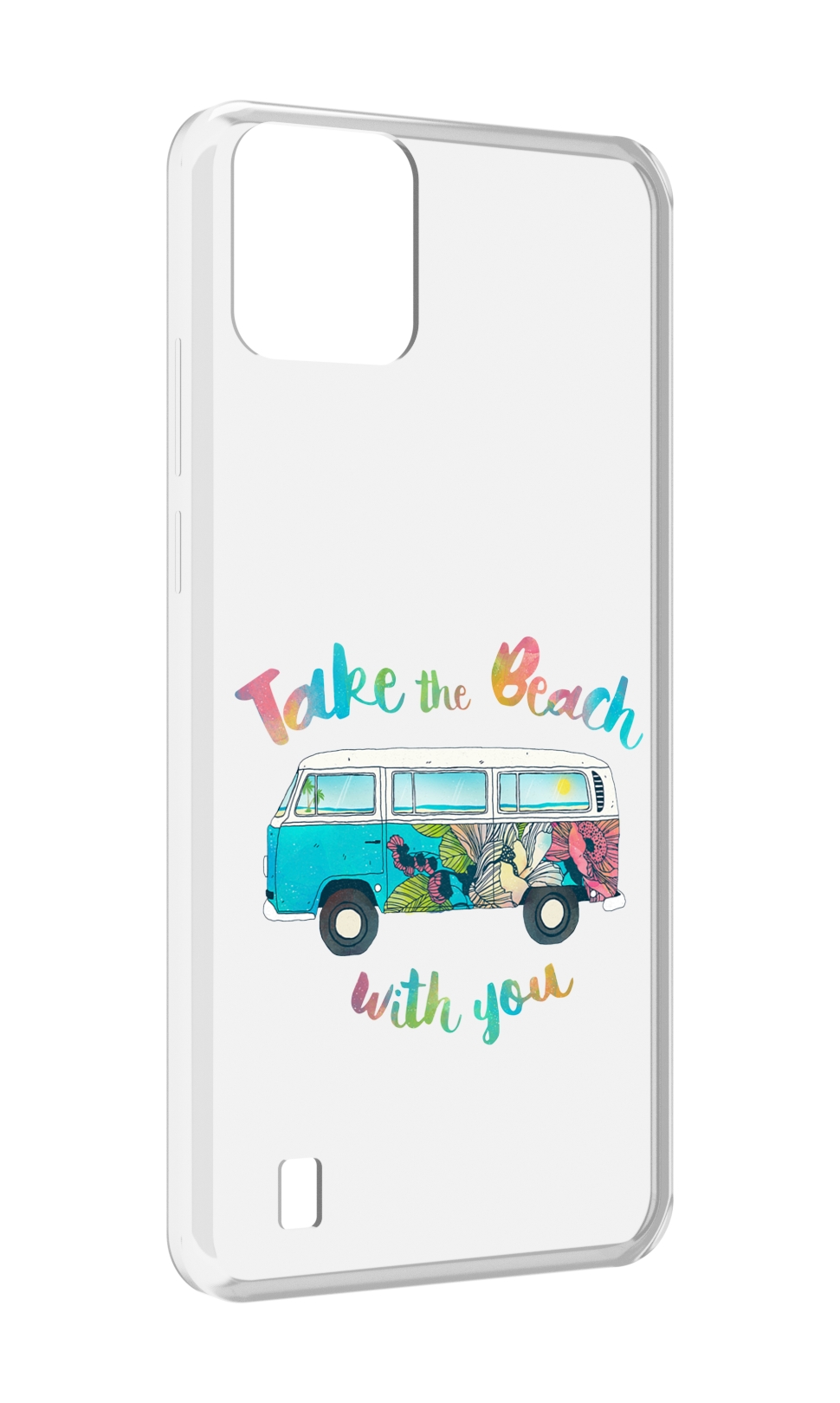 

Чехол MyPads Хиппи автобус для Blackview A55, Прозрачный, Tocco