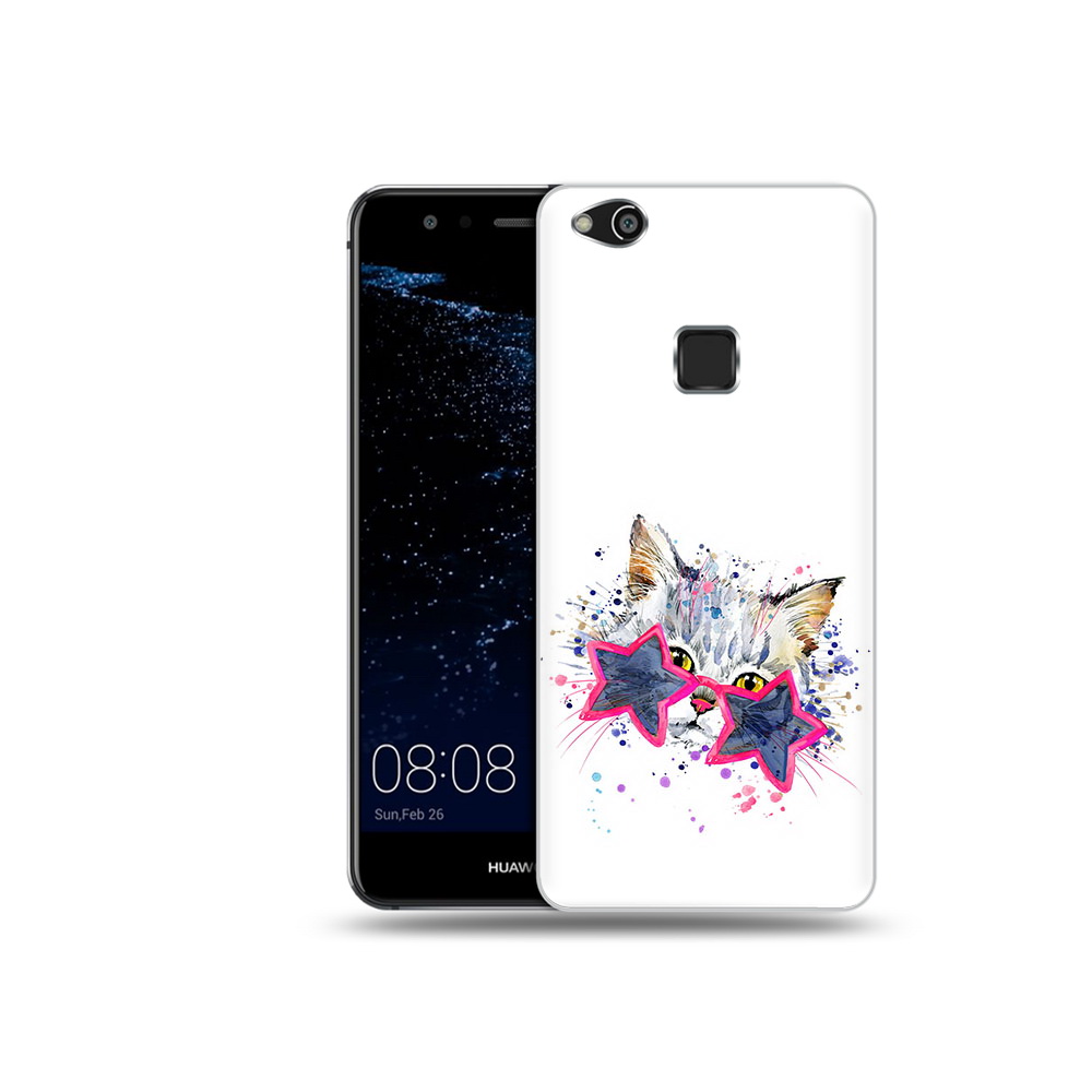 

Чехол MyPads Tocco для Huawei P10 Lite звездные очки (PT62135.59.353), Прозрачный, Tocco