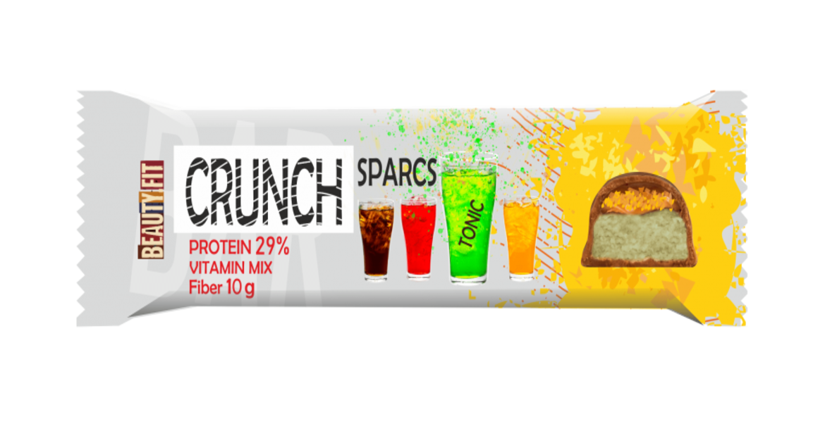 фото Beauty.fit beauty.fit, протеиновый батончик crunch sparcs, 12х40г (tonic)